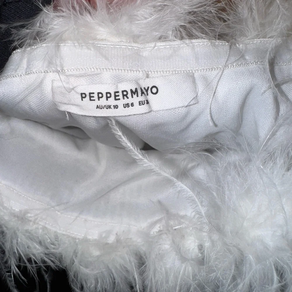 Pepper Mayo Zyenna Sequin Mini Dress - White - Picture 4 of 4